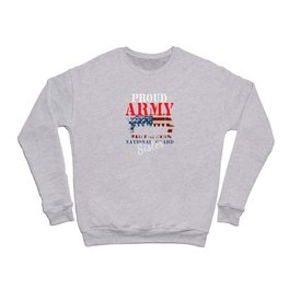 Proud Army National Guard Sister Veterans Day Crewneck Sweatshirt