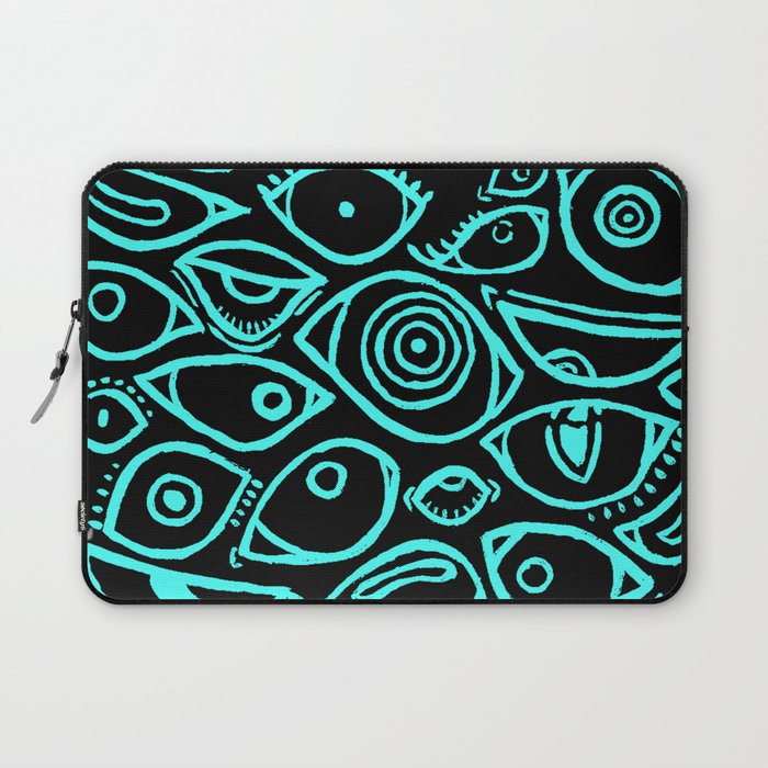 Pale Blue Eyes Laptop Sleeve