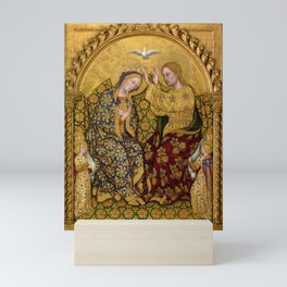 Coronation of the Virgin, 1420 by Gentile da Fabriano Mini Art Print