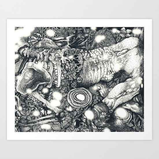 waiting Art Print