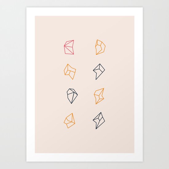 little fragments Art Print