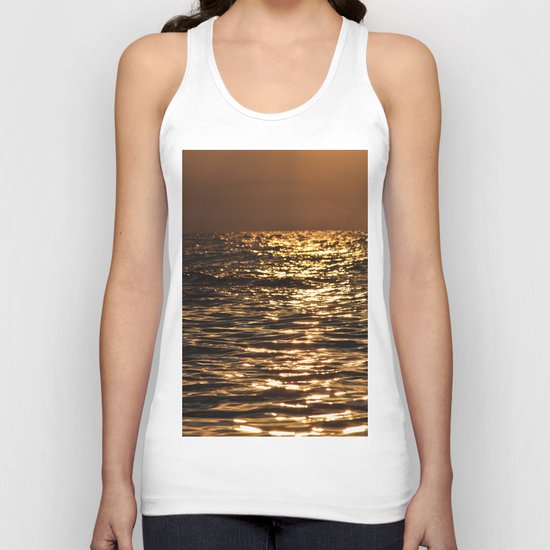 Sea sunset Unisex Tank Top