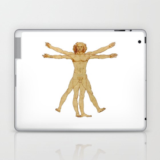Vitruvian Man by Leonardo da Vinci.  Laptop & iPad Skin