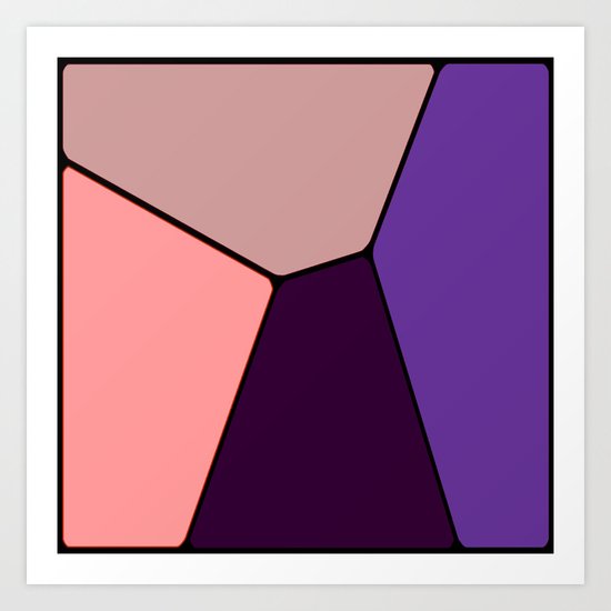 Mod Plums Art Print