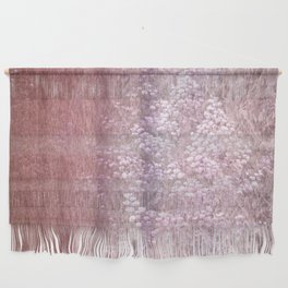rusty pink shimmering ivy wall Wall Hanging