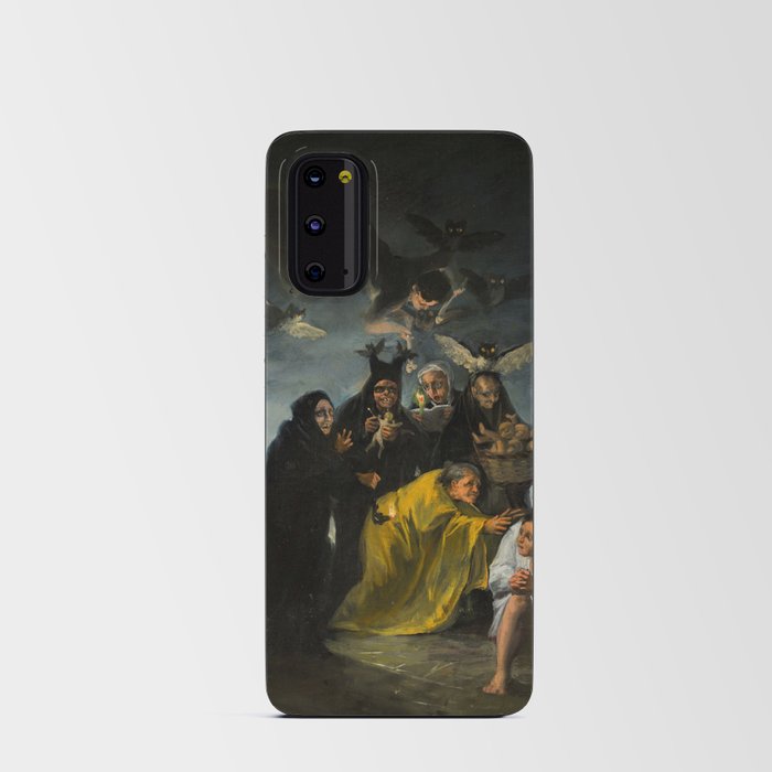 The Witches' Sabbath, Las Brujas by Francisco de Goya Android Card Case