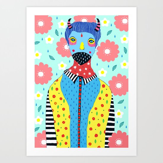 Make Me Colourful Art Print