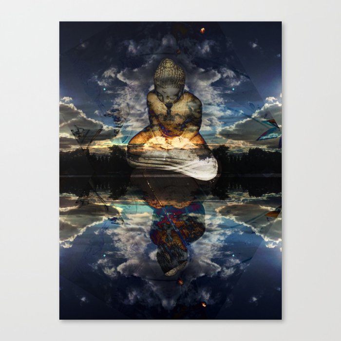 The Mirrored Surface Canvas Print