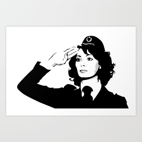 La Poliziotta Art Print