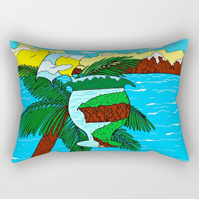 Cocktail Island Rectangular Pillow