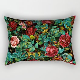 Rose Night Garden Rectangular Pillow