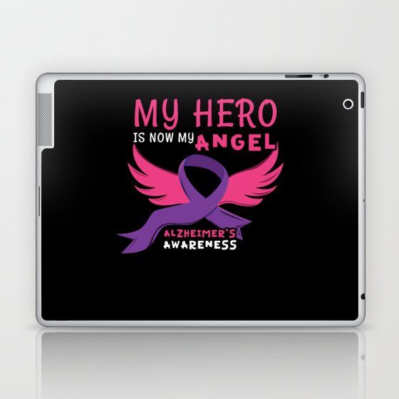 Hero Angel Alzheimer Alzheimer's Awareness Laptop & iPad Skin
