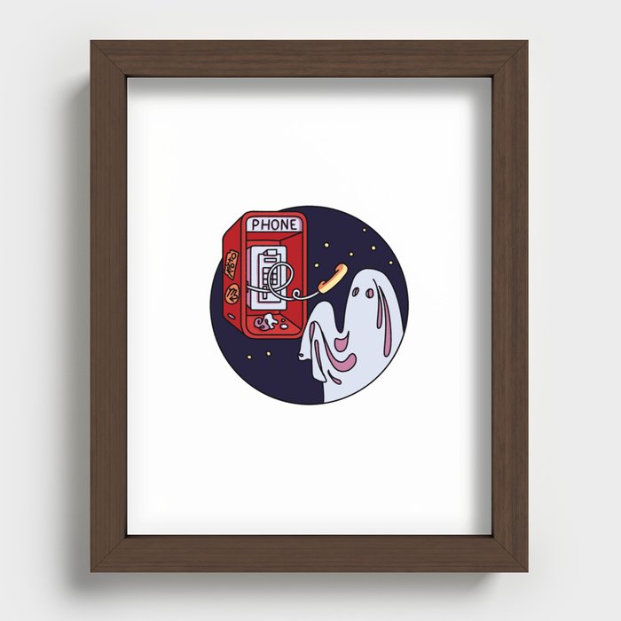 Ghost Recessed Framed Print
