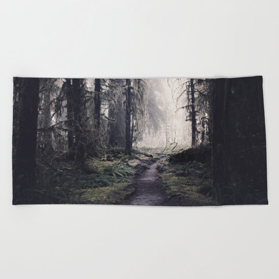Magical Washington Rainforest Beach Towel