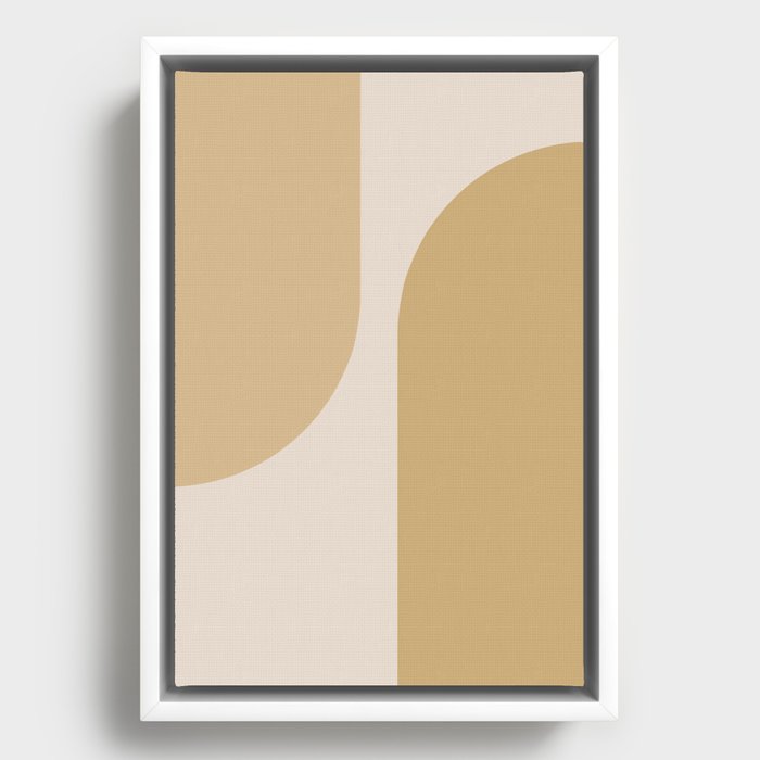 Modern Minimal Arch Abstract XVI Framed Canvas