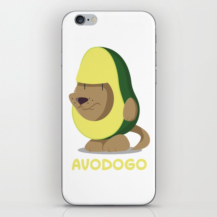Delicious Avodogo - Dog & Avocado Lovers Shirt iPhone Skin