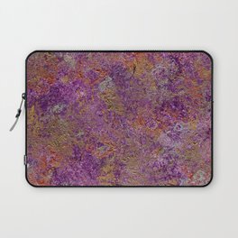 Light Purple Gold Bronze Silver Copper Metallic Sponge Painting Laptop Sleeve