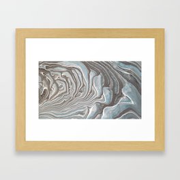 Blue Storm Framed Art Print
