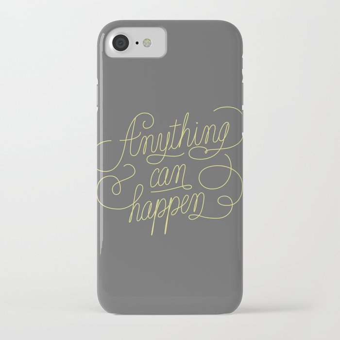 Anything Grey iPhone Case