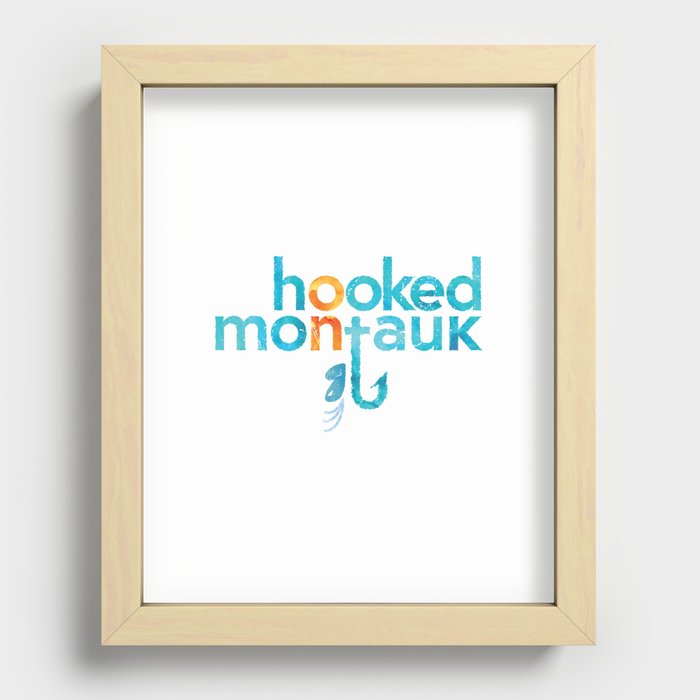 Hooked on Montauk Recessed Framed Print