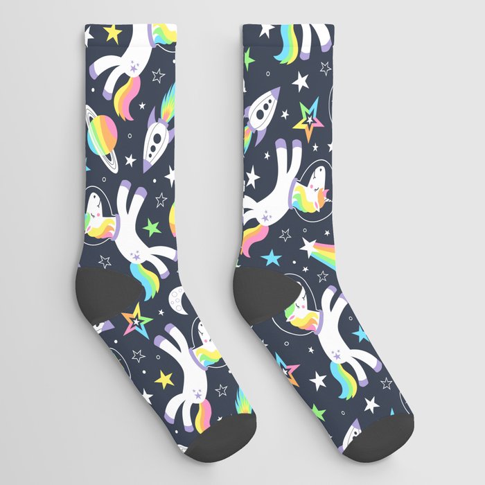 Magical Space Unicorns Socks