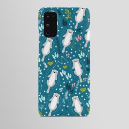 Cute otters Android Case