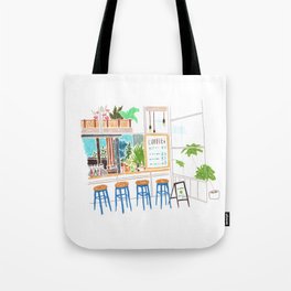 Coffee Shop Tote Bag