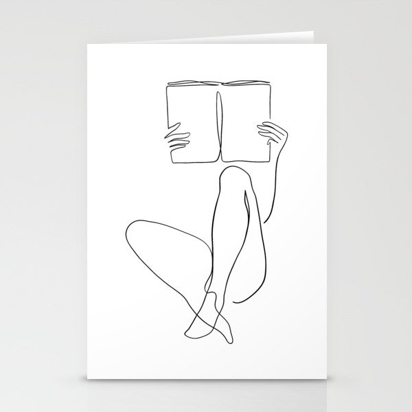 Reading Naked n.2 Stationery Cards