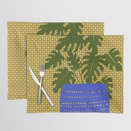 Monstera Potted Houseplant  Placemat