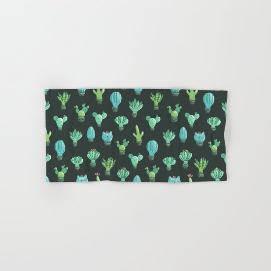 Funny cacti Hand & Bath Towel
