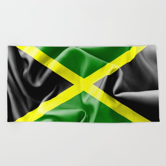 Jamaica Flag Beach Towel