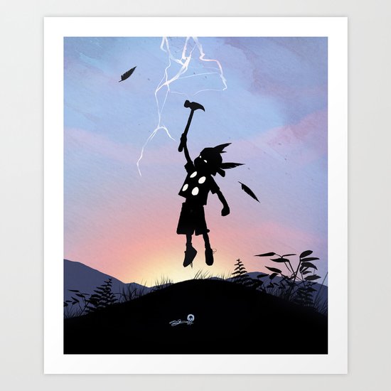 Thor Kid Art Print