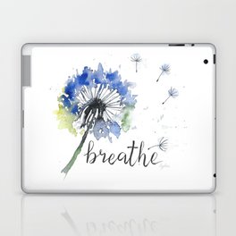 Breathe! Dandelion Floral Botanical Art Laptop & iPad Skin