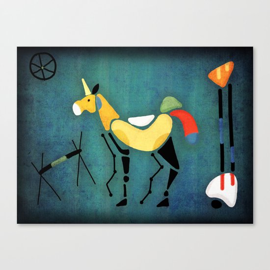 Surrealist Unicorn Canvas Print