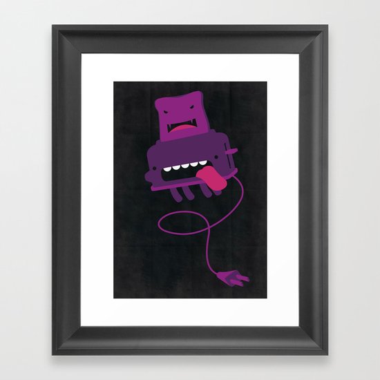 Toast made me do it Framed Art Print