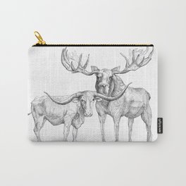 Longhorn and Moose Carry-All Pouch