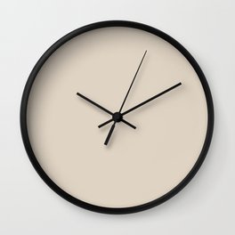 Off White Solid Color Pairs HGTV 2023 Trending Color Natural Linen HGSW9109 Wall Clock