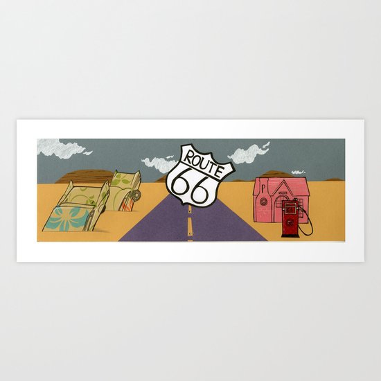 ROUTE 66 Art Print