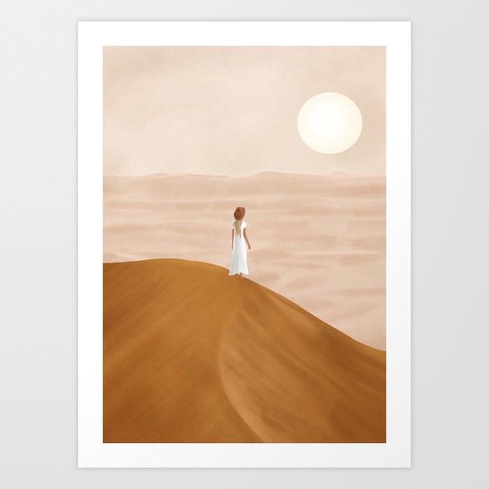 Endless Dunes Art Print