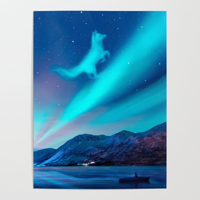 Northern Fox Poster by Luisa Azevedo Society6