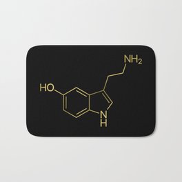 Gold Serotonin Bath Mat | Pattern, Serotonin, Gold, Graphicdesign, Lilmissm, Digital, Happy 