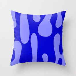 Shades of Blue Throw Pillow