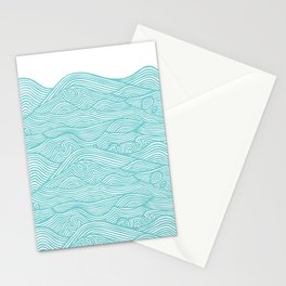 Waves Stationery Card