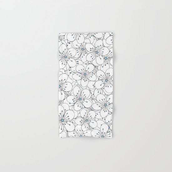 Cherry Blossom Blue - In Memory of Mackenzie Hand & Bath Towel