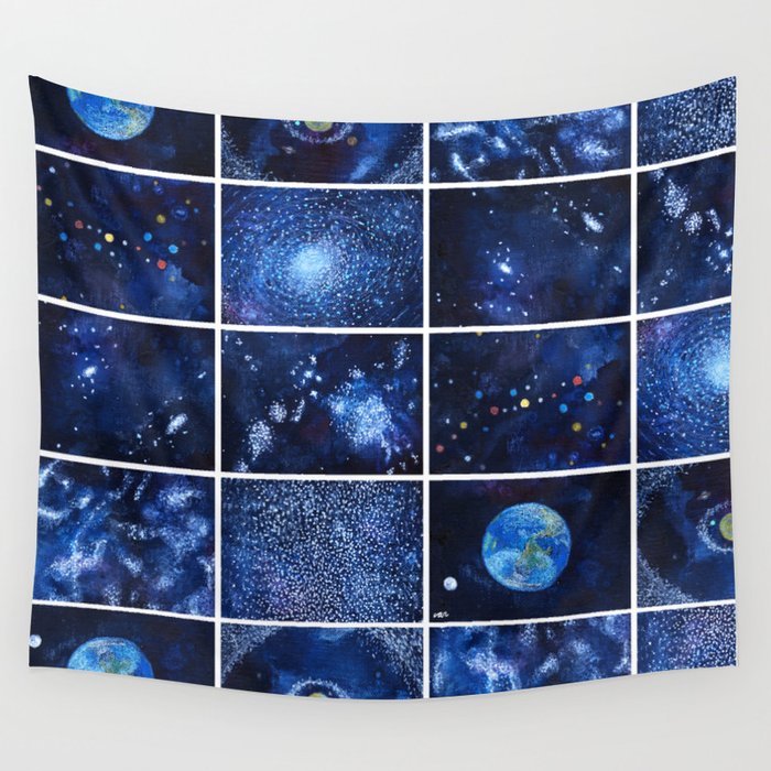 A quick view of the universe Wall Tapestry