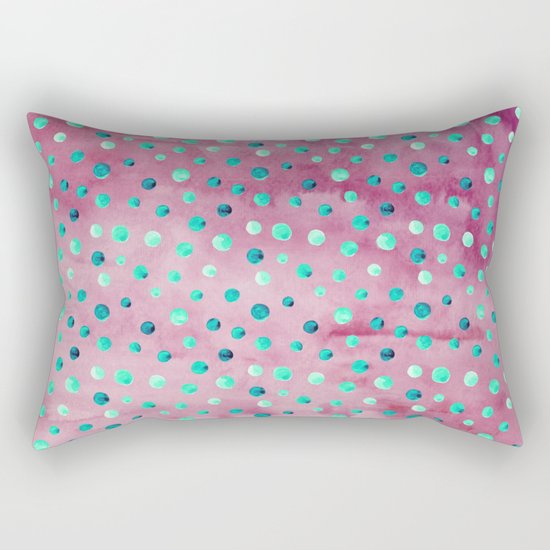 Polka Dot Pattern 08 Rectangular Pillow