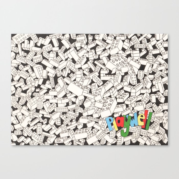 LEGO: Playwell.  Canvas Print