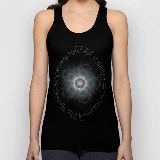 Space Flower Fractal Unisex Tank Top