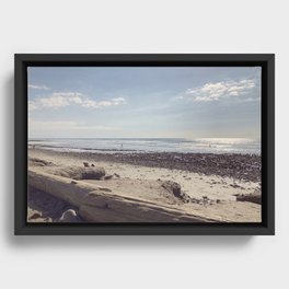 Christmas Eve at Low Tide San Onofre  Framed Canvas