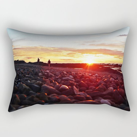 Pebble Beach Saturated Rectangular Pillow